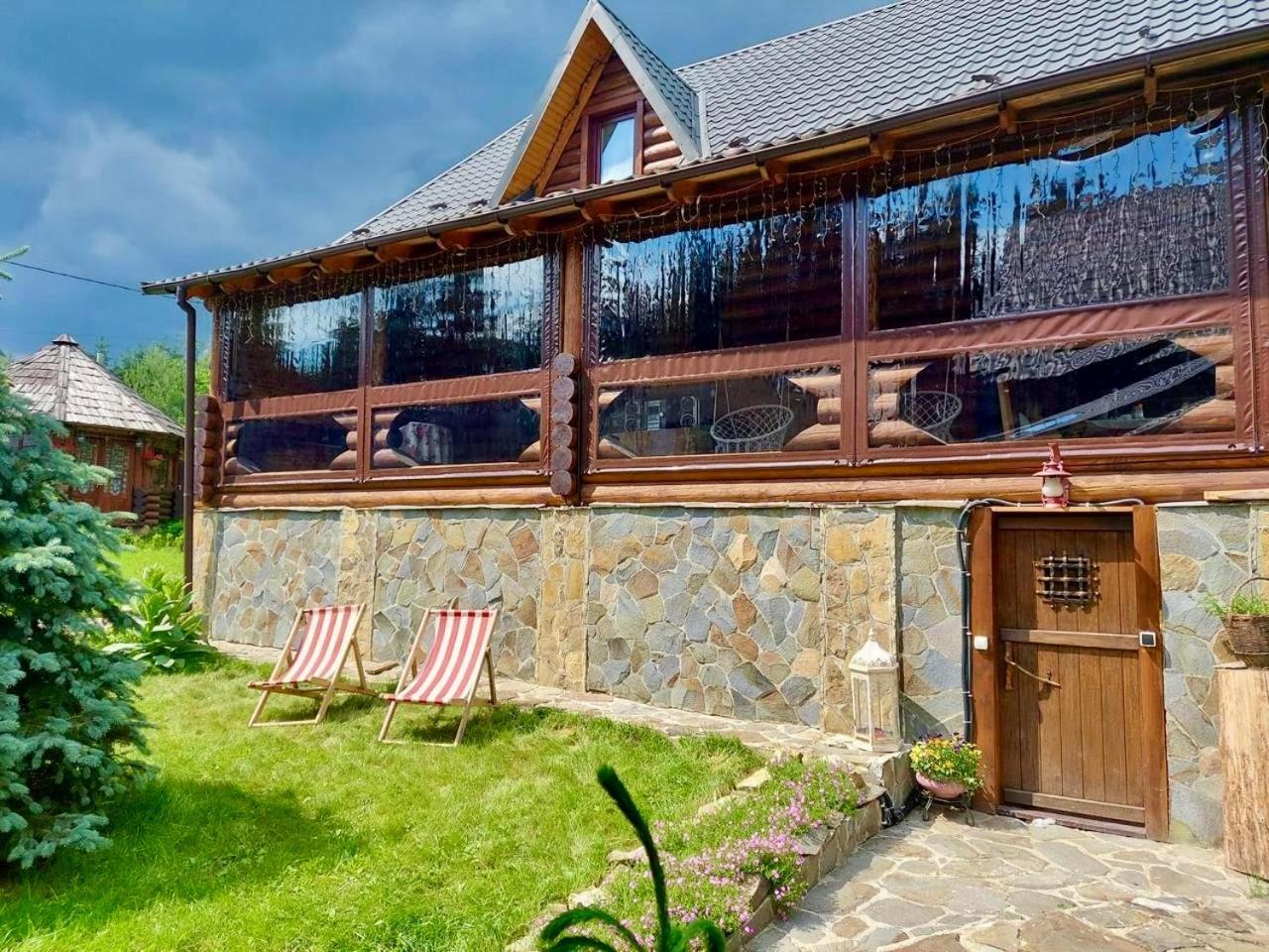 Cottage Lavanda Окремий Котедж З Каміном Буковел Екстериор снимка
